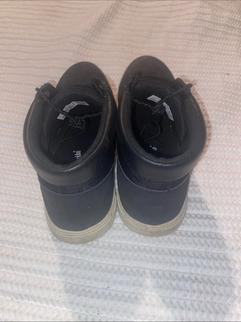 Timberland Black Chukka Boots with White Sole size 10.5 mens